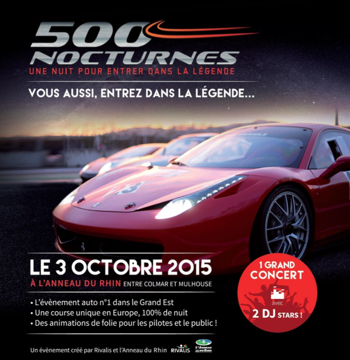 500 Nocturnes  a L’Anneau du Rhin Illkirch-Graffenstaden